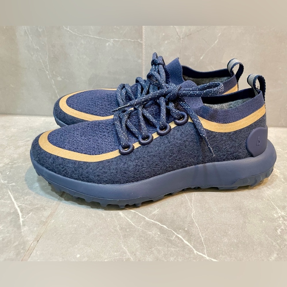 Allbirds Navy and Tan Trail Runner SWT Sneakers - Picture 3 of 9